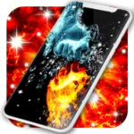 Logo of Fire & Ice Live Wallpaper android Application 